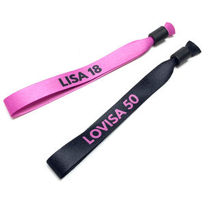 Bracelet de <span class=keywords><strong>concert</strong></span> jetable Lisa <span class=keywords><strong>Concert</strong></span> 2026, bracelet en tissu personnalisé, bracelet de festival de musique, bracelets recyclés, billet - Product Image 3