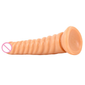 Juguetes sexuales femeninos realistas de PVC de 8,85 pulgadas al por mayor, Consolador de pene grande multicolor suave para masturbación de mujeres - Product Image 3