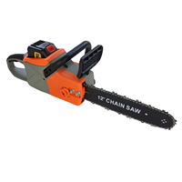 Scie à chaîne sans balais DP-821304 21V, scie à main, batterie au lithium, guide-chaîne de 12 pouces, machine à couper le bois, scie forestière portative