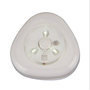 Push Button <b>LED</b> Night <b>Light</b>-<b>Battery</b> <b>Operated</b> Warm White Round Design - Product Image 1