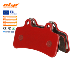 Plaquettes de frein rouges pour moto et scooter, 6 pistons, double patte, pour freins à disque hydrauliques de véhicules électriques - Product Image 1
