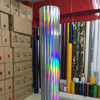 Film de lamination de véhicule en vinyle PPF brillant métallisé chromé holographique, rouleau de film auto, feuille de carrosserie de voiture, folie pegatinas, revêtement