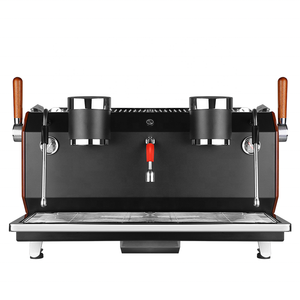 Máquina de Espresso Comercial de 12L, Cafetera Semiautomática Doble - Product Image 1