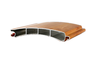 Profilo in alluminio personalizzato profilo in legno Color legno a grana di alluminio profilo di estrusione - Product Image 5