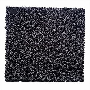 ผนังดอกกุหลาบผ้าไหมเทียม 3 มิติ สีดำ สำหรับตกแต่งงานแต่งงาน วันวาเลนไทน์ และงานปาร์ตี้ ขนาด 240x240 ซม. - Product Image 1