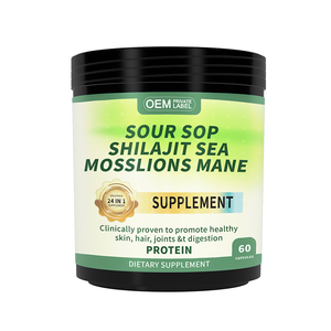 Sư tử rêu biển bờm viên nang hỗ trợ miễn dịch 24 trong 1-Ashwagandha dầu hạt đen Rhodiola Rosea gừng Collagen cho phụ nữ mang thai - Product Image 1