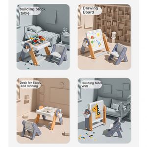 Khối Bảng Đa Chức Năng Trẻ Em Trẻ Em Bàn Đặt Đồ Chơi Chơi Bảng Trẻ Em Ăn Vẽ Bảng Trẻ Em - Product Image 2