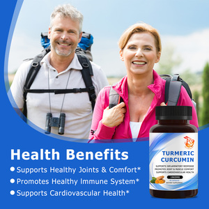 Cápsulas Dietéticas Naturales Más Vendidas con Cúrcuma, Extracto de Cúrcuma que Promueve la Actividad Antioxidante, Cápsulas de Curcumina - Product Image 3