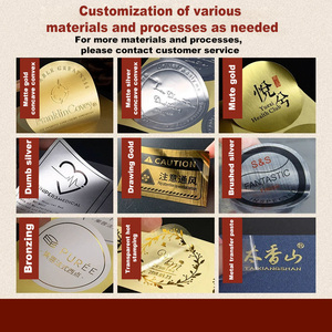Biểu Tượng Tùy Chỉnh Matte Vàng Và Matte Bạc Cứu Trợ Dập Nổi Sticker Cho Dập Nổi Phong Bì Flap Đóng Cửa Nhãn - Product Image 5