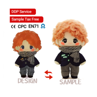 Peluches personnalisées poupées en peluche douces mignonnes bas quantité minimale de commande 20cm 10cm poupée Kpop faites votre propre conception