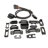 Cable de Extensión Divisor OBD2/OBD de Nailon 20AWG y 16 Pines, Adaptador de 1 Macho a 2 Hembras/Doble Hembra para HY&Toyota&Dodge