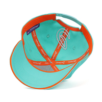 Casquettes de baseball de sport sur mesure, nœuds brodés à la main et logo de broderie en tissu à bord incurvé Casquette de baseball pare-soleil
