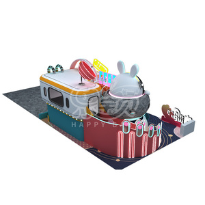 Conception originale 2023, nouveaux jouets électriques amusants et mignons sur le thème de l'espace, en forme de lapin, pour aire de jeux intérieure, ensemble de jeux souples pour tout-petits - Product Image 6