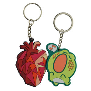 Vendita calda in gomma Design il tuo Logo altre catene chiave Taser catena per portachiavi - Product Image 2