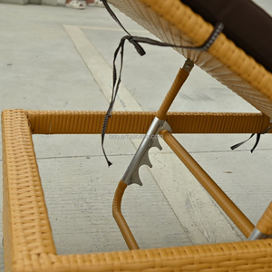 <span class=keywords><strong>Chaise</strong></span> longue d'extérieur moderne pour hôtel, mobilier de jardin, lit de soleil pour villa de plage, <span class=keywords><strong>chaise</strong></span> longue en rotin et métal pour balcon, vente en gros - Product Image 6