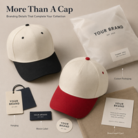 Gorra de Béisbol Personalizada con Emblema Metálico Troquelado, Visera en Contraste, Estructurada, 6 Paneles, Cierre a Presión, OEM, ODM, Marca Privada, Moda