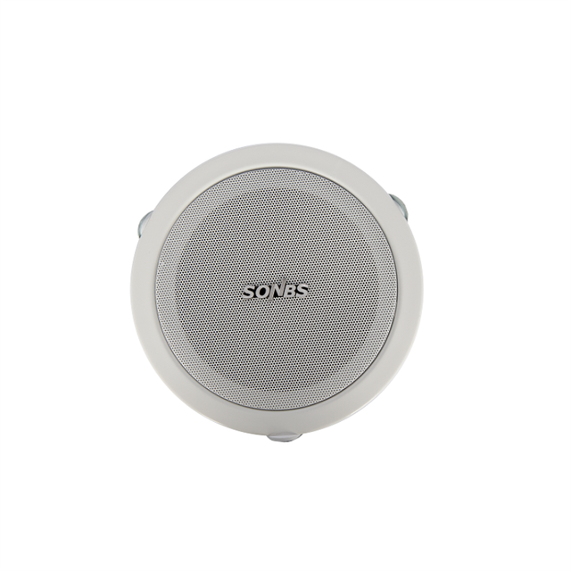 6w 6.5 Inch Background Music Smart Woofer Super Bass Coaxial Motorized Ceiling Speaker With Subwoofer