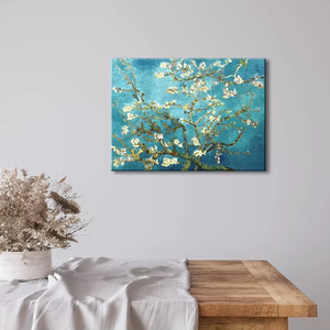 Impresión de Flor de <span class=keywords><strong>Almendro</strong></span> Impresionista, Reproducción de Pintura Famosa de Van Gogh, Impresiones en Lienzo Hechas a Mano con Técnica Giclée, Arte de Pared - Product Image 1