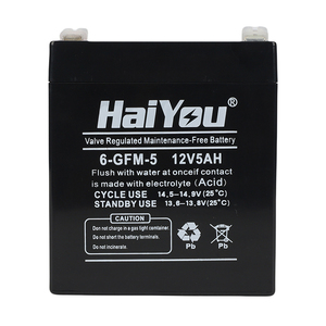 Batterie UPS 12V5Ah 20HR pour fauteuil roulant électrique, étanche, robuste, à valve régulée, scellée, au plomb-acide, certifiée <span class=keywords><strong>CE</strong></span>, HAIYOU - Product Image 1