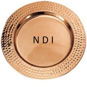 Assiette de présentation en acier inoxydable de style moderne, produit très vendu, qualité durable, assiette de présentation en métal pour la restauration hôtelière - Product Image 2