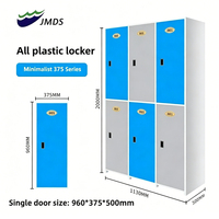 Casier de rangement mural démontable à 2 compartiments en PVC et ABS, étanche, avec serrure électronique numérique intelligente, conforme ROHS JMDS