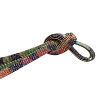 Lacets Weiou 6 mm en fil métallique plat effet encre éclaboussée, lacets élastiques à transfert thermique, adaptés aux chapeaux et aux chaussures de sport