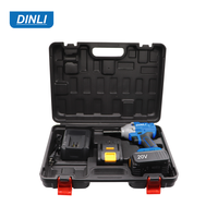 Clé à chocs sans fil industrielle DINLI DL-04 20V Li-Ion rechargeable, moteur sans balais, couple maximal 320 N.m, 1200 tr/min, 18+1 réglages de couple