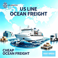 Transport maritime US ZS LOGISTICS LCL+Express Service porte-à-porte Itinéraires stables Expédition maritime économique Assurance des marchandises Assistance 24/7