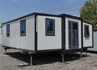 Maison préfabriquée de luxe avec 2 chambres et 1 salle de bain, maison de bureau extensible, maison conteneur, maison capsule