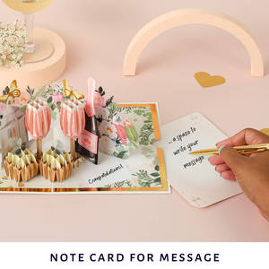 Magnifiques cartes 3D Pop-up « Célébrez l'Amour » – Design artisanal de chef-d'œuvre pour anniversaire, mariage, cadeau romantique - Product Image 3