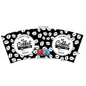 Gobelet en papier enduit de PE, taille personnalisée, impression offset pour gobelet en papier de qualité alimentaire - Product Image 1