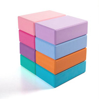 Bloque de Yoga de Espuma EVA de Alta Densidad con Logotipo Personalizado, Ladrillo de Ejercicio Engrosado para Yoga, Pilates, Danza y Entrenamiento Físico