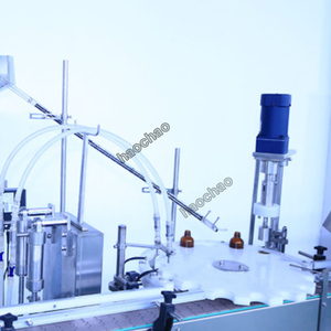 Macchina riempitrice automatica per riempimento e sigillatura automatica di riempimento di <span class=keywords><strong>4</strong></span> teste della fabbrica di Shanghai - Product Image 4