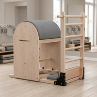 Baril d'escalade en bois pour Pilates, équipement professionnel d'étirement de la colonne vertébrale pour l'entraînement en studio