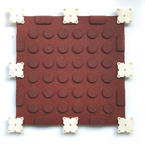 Đầy Màu sắc EPDM gạch cao su sân chơi ngoài trời cho trẻ em vui chơi giải trí an toàn cao su sàn bề mặt lồng vào nhau sân chơi gạch - Product Image 5