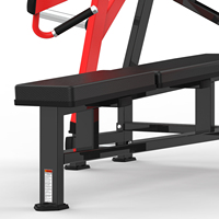 Équipement de musculation, machine de fitness, banc horizontal pour exercices de musculation, plateaux de poids