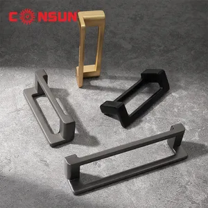 Wholesale Furniture Kitchen Drawer Pull Zinc Alloy Cabinets Hardware solid Base glass door handle