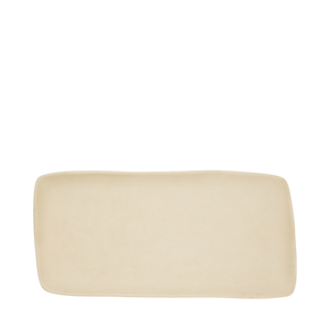Piatto da portata rettangolare Io Crema Fountain Plate 30x15 cm - Product Image 1