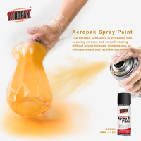 AEROPAK Fabricant de peinture en aérosol pour voiture Couleur métallique rose Peinture pour meubles Chrome Aérosol Peinture en aérosol dorée