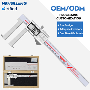 Hengliang Hoge Precisie Ip54 Roestvrijstalen Vernier Remklauw Elektronische Digitale Cilindrische Kop Groef Remklauw - Product Image 2