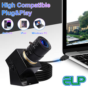 Caméra Web ELP 3MP 2048X1536 H.264 WDR, caméra Web USB, mini caméra pour ordinateur de conférence, caméra externe avec zoom manuel, objectif CS - Product Image 5