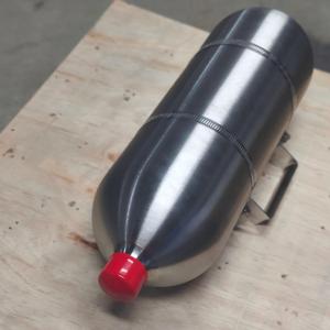 NAI LOK Stainless Steel 316 Seamless Sample Cylinder 2000ml <strong>1</strong> <strong>Gal</strong> 3000PSI <strong>1</strong>/4 Female NPT Double Ended with Male NPT Needle Valve - Product Image 1