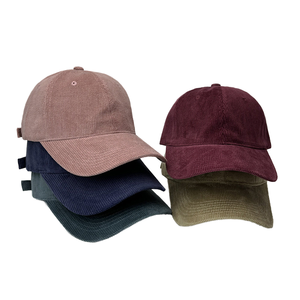 Cappello da Baseball Classico in Velluto a Coste di Cotone, Stile Vintage, Profilo Basso, Regolabile con Fibbia in Ottone, Alta Qualità, Impermeabile, per Adulti - Product Image 2