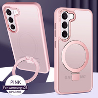 Nouveau luxe TPU charge sans fil couverture arrière personnalisé antichoc magnétique coloré housse de téléphone pour Samsung S23 ultra