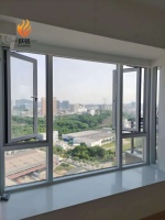 Ventana Abatible Fija de Aluminio con Aislamiento Térmico y a Prueba de Agua, Moderna, para Cocina, con Función Insonorizante y Certificación Energy Star