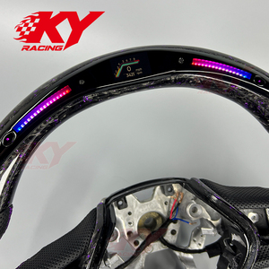 Volant personnalisé en fibre de carbone forgée avec LED et indicateur de régime pour Infiniti Q50 Q60 Q50S QX50 QX50S QX55 Q60S - Accessoires automobiles - Product Image 2