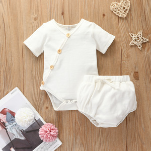 Combinaison pour bébé, vente chaude été 2021, combinaisons 100% coton pour nourrissons, tout-petits, garçons et filles, ensemble de combinaisons pour bébé - Product Image 4