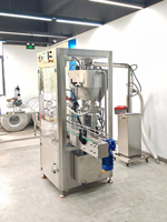Machine de remplissage automatique de pâte crème cosmétique de gelée de pétrole de pommade de liquide visqueux de pompe à piston avec le chauffage