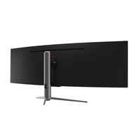 Monitor Curvo de Escritorio para Gaming Ultra Ancho de 49 Pulgadas 4K HDR, Full HD 144Hz, Relación de Aspecto 32:9, Precio de Fábrica, Interfaz DP, Altavoces Dobles