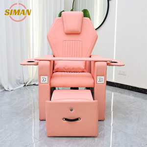 Siman - Nouveau mobilier de salon de beauté - Chaises de pédicure électriques multifonctionnelles de luxe modernes - Spa pour les pieds - <span class=keywords><strong>Rose</strong></span> - Product Image 4